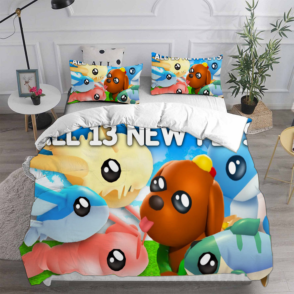Adopt Me Bedding Set Duvet Cover Comforter Sets 1 Twin
