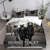 Skibidi Toilet Bedding Sets Duvet Cover Comforter Set