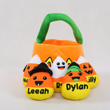 Halloween Basket Plush Toy Soft Stuffed Gift Dolls for Kids Boys Girls