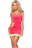 Women Fruit Themed Costume Watermelon Halloween Cosplay Suit