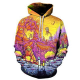 BFJmz Rick And Morty 3D Printing Coat Zipper Coat Leisure Sports Sweater  Autumn And Winter
