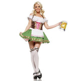Women Traditional German Bavarian Beer Girl Costume Dress
