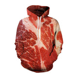Snowflake Beef 3D Printing Coat Leisure Sports Sweater  Autumn And Winter