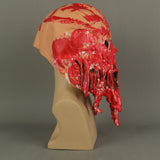 Bloody skull Horror Cosplay Latex Helmet Halloween Props