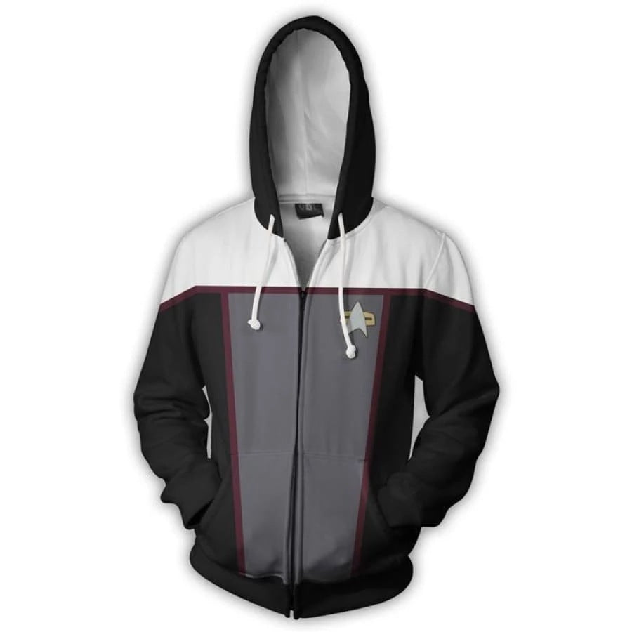 Star trek voyager uniform hoodie deals