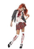 Women Zombie Bloody Students' Uniform Halloween Cosplay Costume