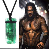 2018 Aquaman Cosplay Arthur Curry Necklace Green Pendant Aquaman Accessories Souvenir Gift Halloween party Prop - bfjcosplayer