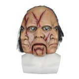 Halloween Masks Latex Party Horrible Scary Prank Three Faces Horror Mask Fancy Dress Cosplay Costume Mask Masquerade
