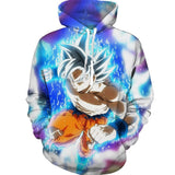 BFJmz Dragon Ball Ultra Instinct Wukong 3D Printing Coat Leisure Sports Sweater Autumn And Winter - bfjcosplayer