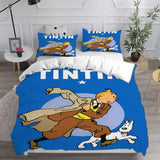 The Adventures of Tintin Bedding Sets Duvet Cover Comforter Set