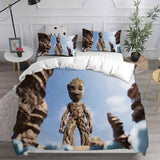 I Am Groot Bedding Sets Duvet Cover Halloween Cosplay Comforter Sets
