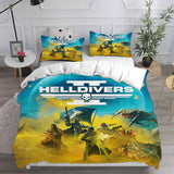 Helldivers 2 Bedding Sets Duvet Cover Comforter Set