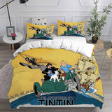 The Adventures of Tintin Bedding Sets Duvet Cover Comforter Set