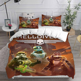 Helldivers 2 Bedding Sets Duvet Cover Comforter Set