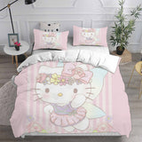Hello Kitty Cosplay Bedding Sets Duvet Cover Halloween Comforter Sets
