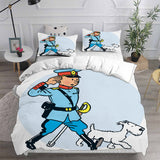 The Adventures of Tintin Bedding Sets Duvet Cover Comforter Set