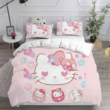 Hello Kitty Cosplay Bedding Sets Duvet Cover Halloween Comforter Sets