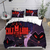Cult Of The Lamb Bedding Sets Duvet Cover Halloween Cosplay Comforter Sets