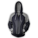 BFJmz Hungry Games Hooded Sweater 3D Printing Coat Zipper Coat Leisure Sports Sweater Autumn And Winter - bfjcosplayer