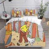 The Adventures of Tintin Bedding Sets Duvet Cover Comforter Set