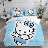 Hello Kitty Cosplay Bedding Sets Duvet Cover Halloween Comforter Sets