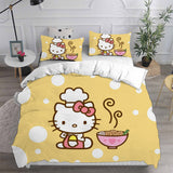 Hello Kitty Cosplay Bedding Sets Duvet Cover Halloween Comforter Sets