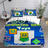 Geometry Dash Bedding Sets Duvet Cover Comforter Sets