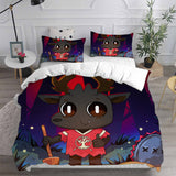 Cult Of The Lamb Bedding Sets Duvet Cover Halloween Cosplay Comforter Sets