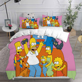 The Simpsons Bedding Set Duvet Cover Comforter Sets