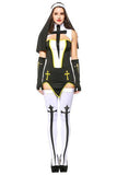 BFJFY Halloween Nuns Religieuse Cosplay Costume Fancy Dress For Women - bfjcosplayer