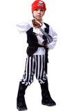 BFJFY Boys Pirate Cosplay Costume For Halloween Carnival - bfjcosplayer