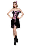 Halloween Indian Women Cosplay Dress Costume Strapless Dress