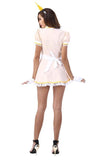 BFJFY Halloween Women's Anime Maid Love Heart Pattern Cosplay Costumes - bfjcosplayer