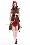 BFJFY Halloween Pirate Cosplay Costume Robin Hooded Outfit For Women - bfjcosplayer