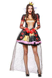 Halloween Women Princess Queen Dress Outfit Role Play Cosplay Costume