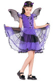 BFJFY Girl's Halloween Bat Fairy Dress Princess Cosplay Costume - bfjcosplayer