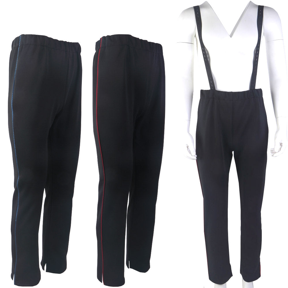 Star Trek Picard 3 Admiral Red Blue Yellow Striped Men Trousers Starfleet Pants Overalls for Cosplay