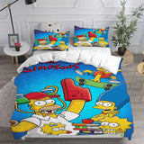 The Simpsons Bedding Set Duvet Cover Comforter Sets