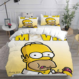 The Simpsons Bedding Set Duvet Cover Comforter Sets