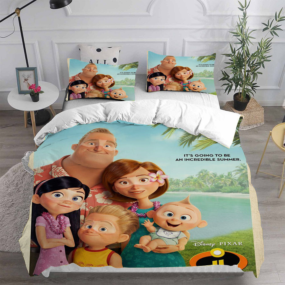 The Incredibles Bedding Sets Duvet Cover Comforter Set