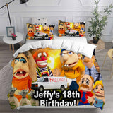 Jeffy Bedding Sets Duvet Cover Comforter Set