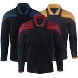 Star Trek Picard 3 Red Geordi Gold Blue Dress Uniform Starfleet Jacket Shirts Cosplay Costume