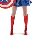 BFJFY Halloween Women Superhero Female Captain American Cosplay Outfit - bfjcosplayer