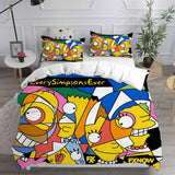 The Simpsons Bedding Set Duvet Cover Comforter Sets