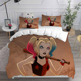 Harley Quinn Season 3 Bedding Sets Duvet Cover Halloween Cosplay Comforter Sets