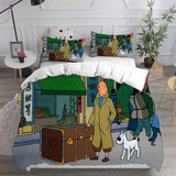 The Adventures of Tintin Bedding Sets Duvet Cover Comforter Set