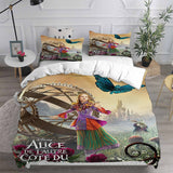 Alice's Adventures in Wonderland Bedding Sets Duvet Cover Comforter Set