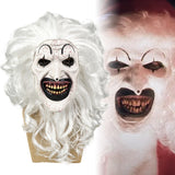 Halloween Latex Clown Mask With Hair for Adults Costume Party Props Masks