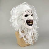 Halloween Latex Clown Mask With Hair for Adults Costume Party Props Masks