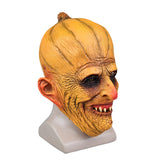 Horror Pumpkin Latex Mask Full Head Masks for Party Halloween